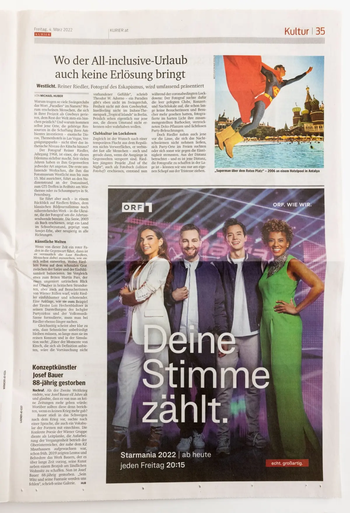Kurier, 4.3.2022