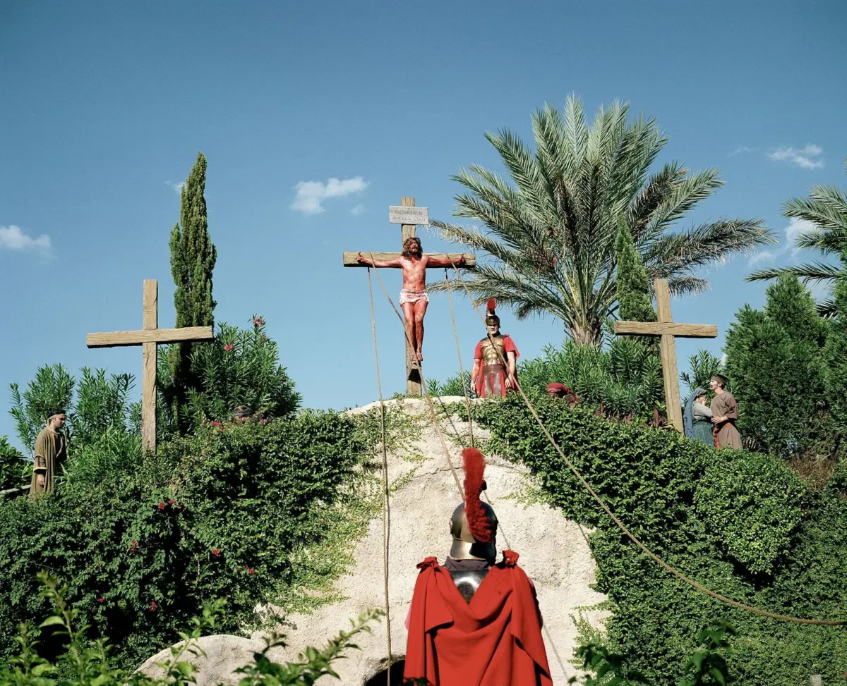 Crucifixion, The Holy Land Experience Theme Park, Orlando, Florida, USA, 2005
