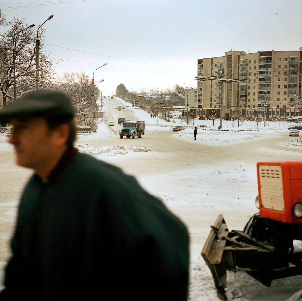 Street scene in Ternopil'