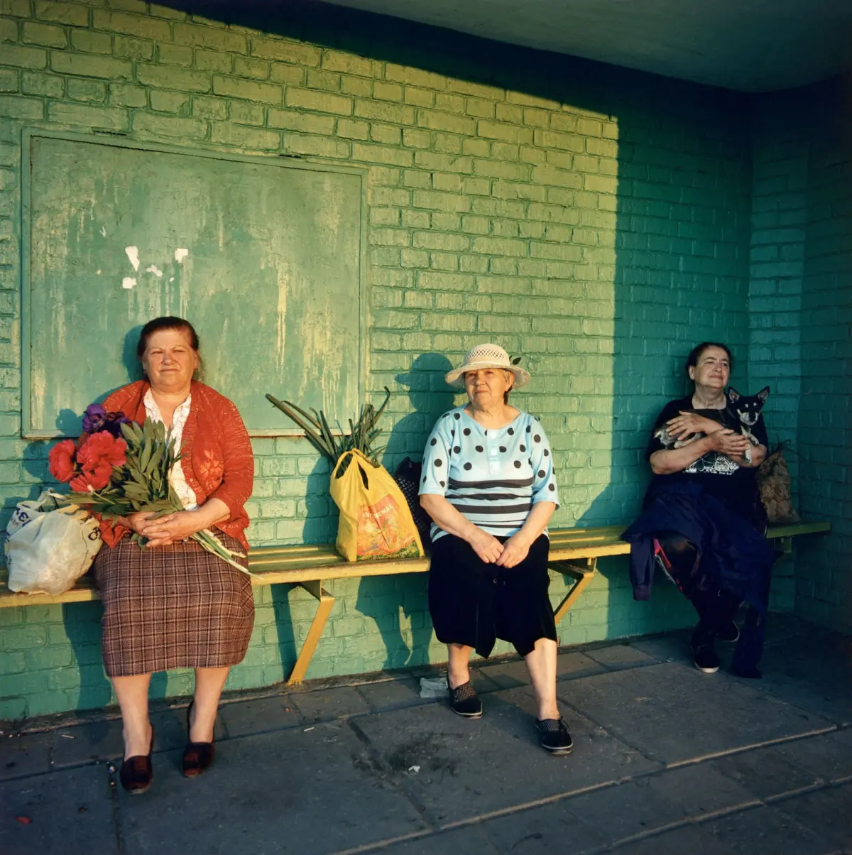 Bus stop in Kerch (Kertsch)