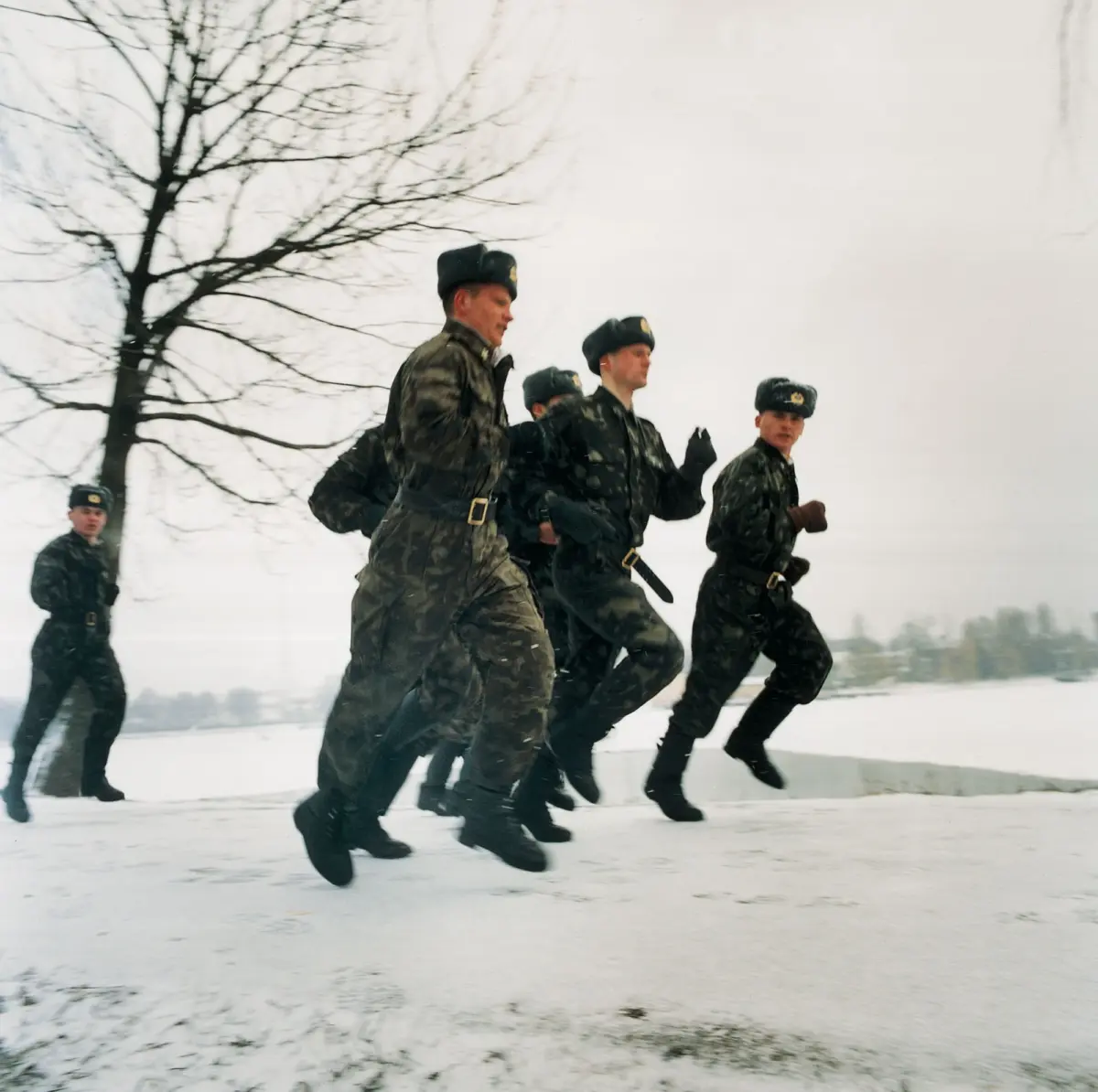 Ivano-Frankivsk, soldiers in training