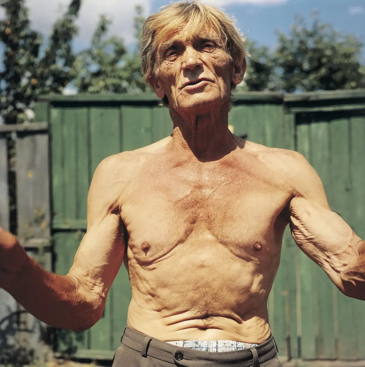 Former miner from Krasnodon talks about the closure of the coal mines.