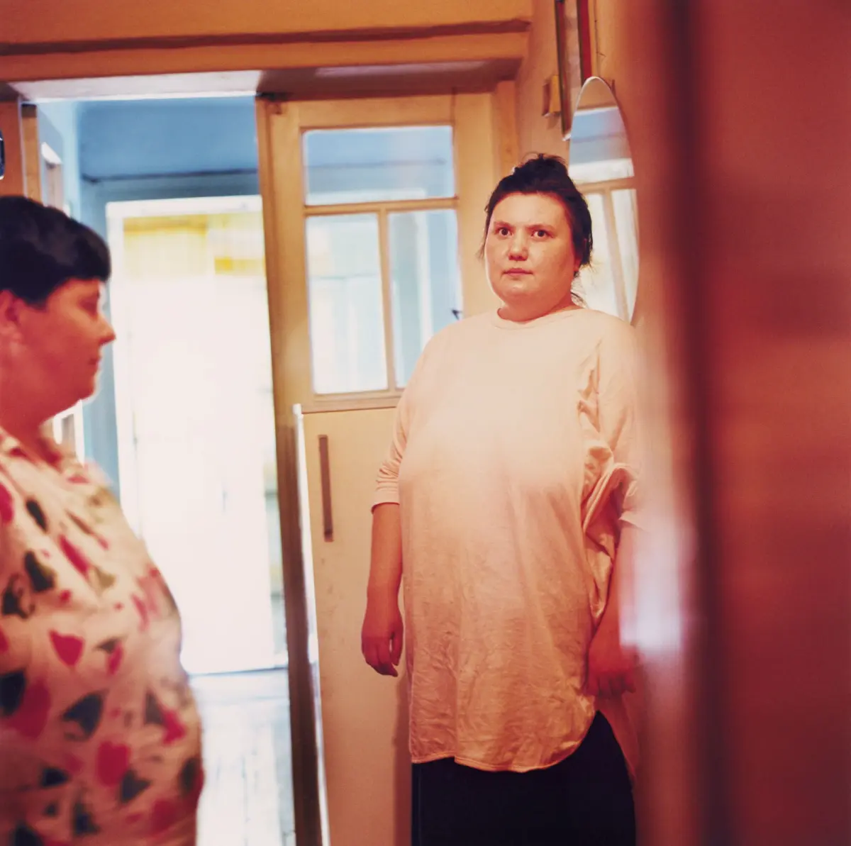 Resident of the old people's home in Lugans'k