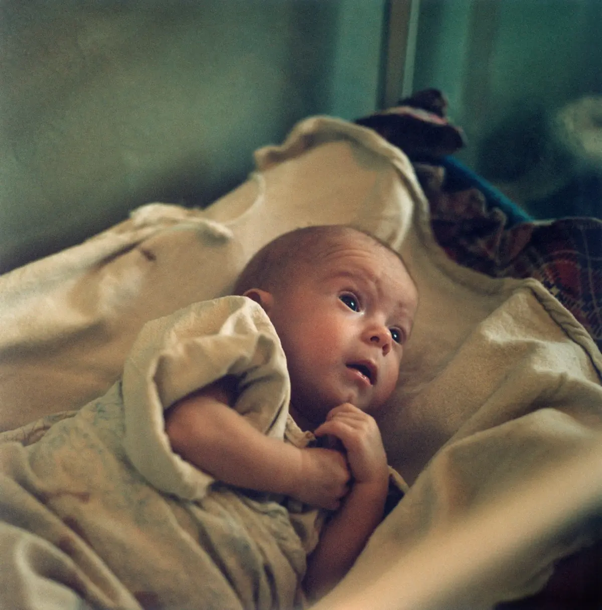 A discarded baby in the hospital in Konotop.