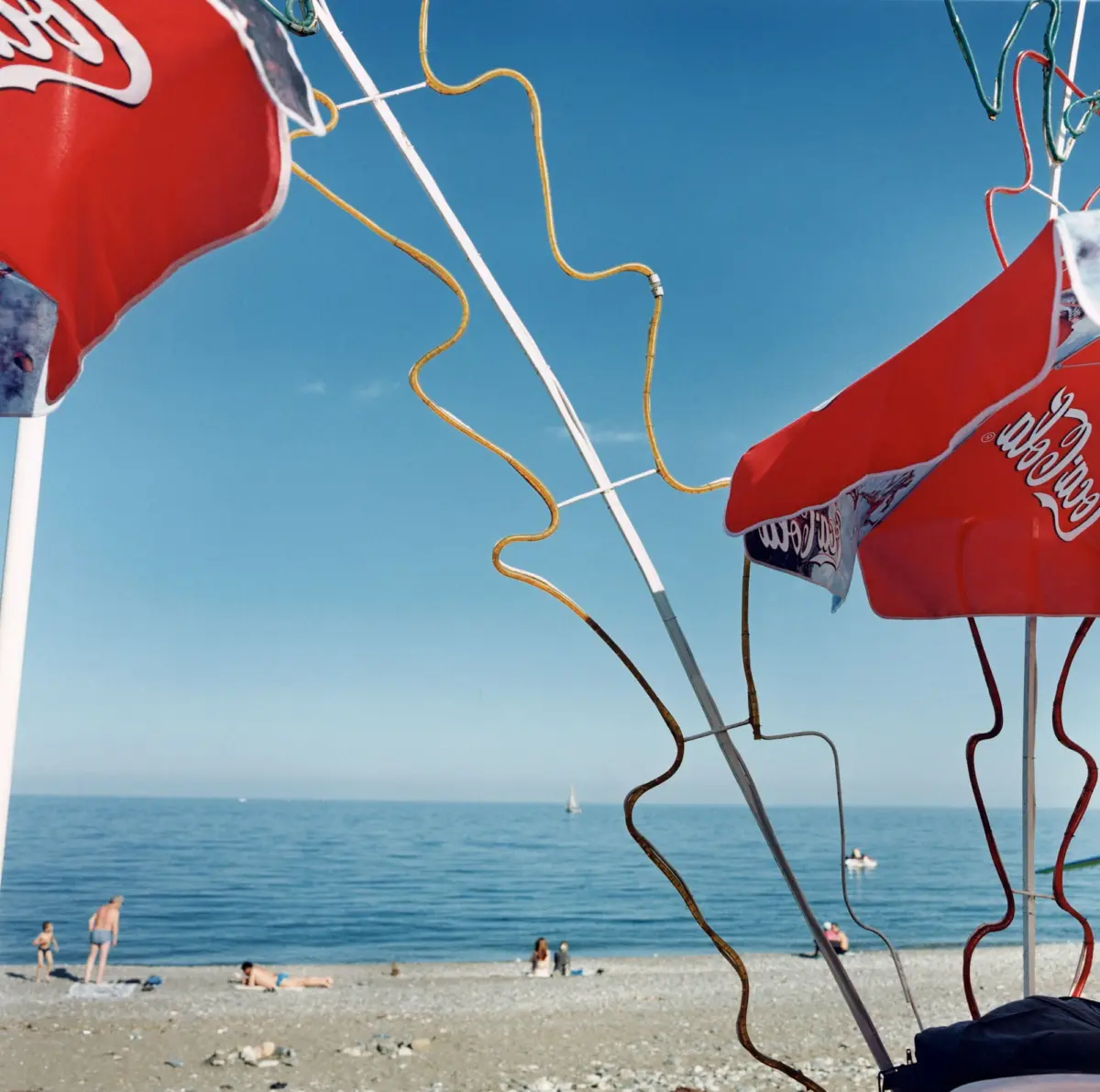 On the beach at Yalta/ Crimea