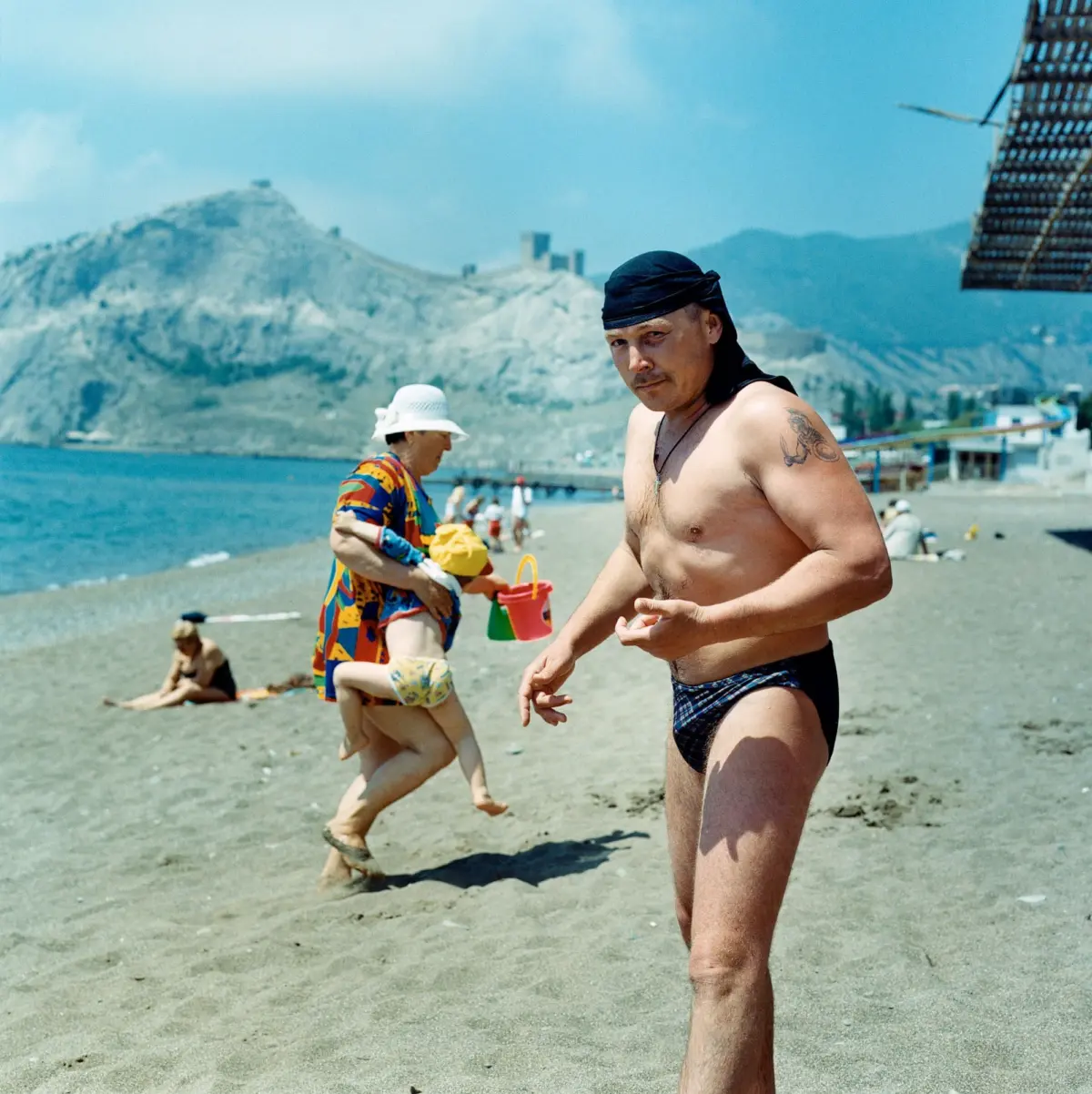 Iwan from Siberia visiting Sudak/ Crimea
