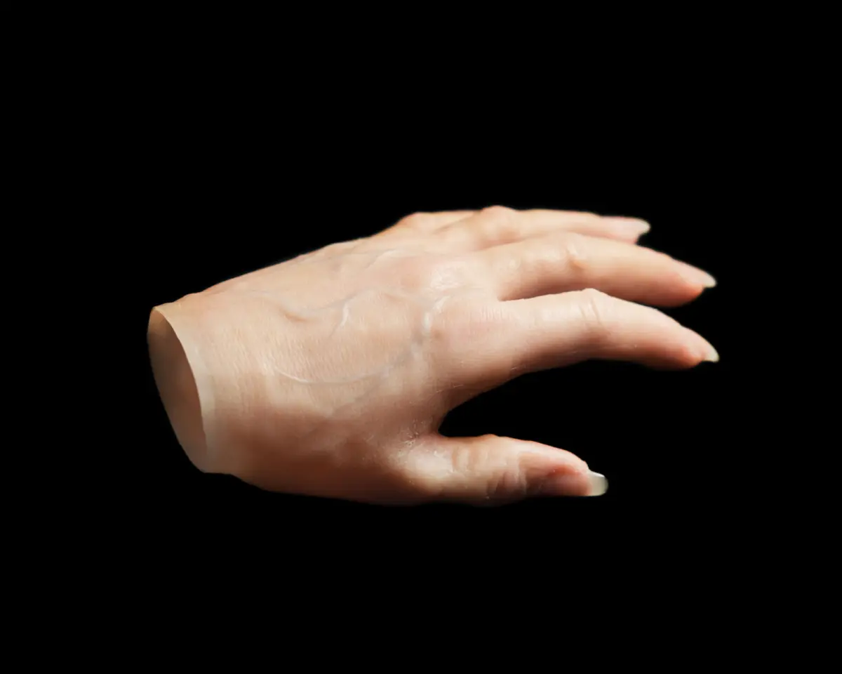 Prosthetic cosmetic glove for myoelectric hand prosthesis, by Otto Bock. Josephinum, Anaesthesia and Intensive Care Medicine Collection, Medical University of Vienna, Austria.