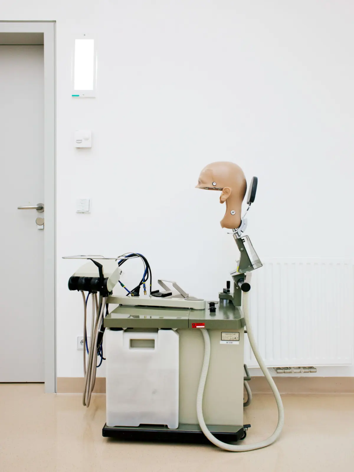 Dental Simulation Unit for preclinical simulation purposes. Photographed at University Clinic of Dentistry, Vienna, Austria.
